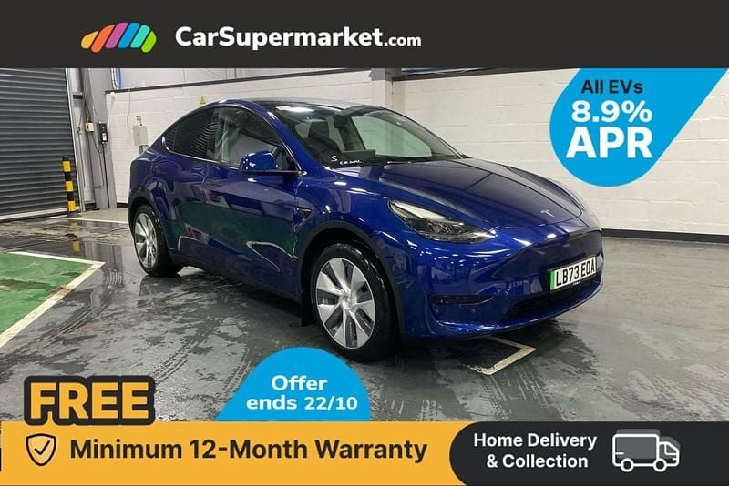 Blue Used 2023 Tesla Model Y RWD SUV | £26,697 (Fair price) - Image 1/3