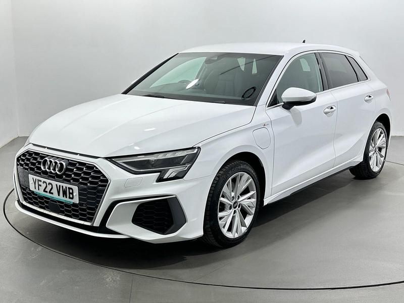 Used Audi A3 e-tron S-Line 2022 White Hatchback