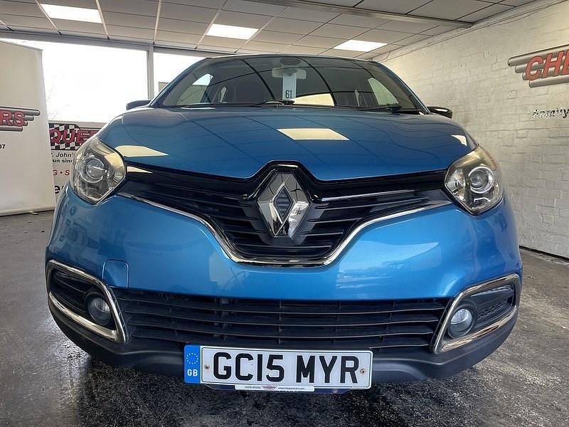 Begagnad Renault Captur Dynamique 90 HK (66 kW) 2015 Blå SUV