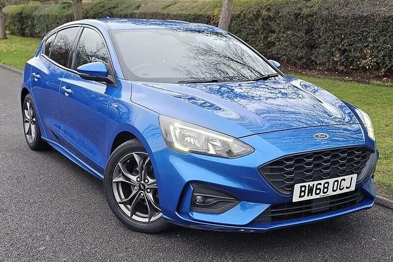Used Ford Focus ST-Line 125 HP (91 kW) 2019 Blue Hatchback