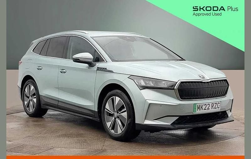 Used Skoda Enyaq iV ecoSuite 150 kW (204 HP) 2022 Arctic silver metallic SUV