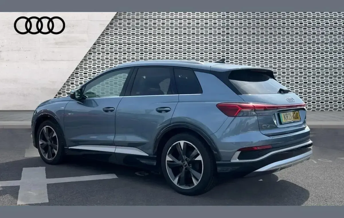 Used Audi Q4 e-tron S-Line 219 kW (299 HP) 2021 Blue SUV