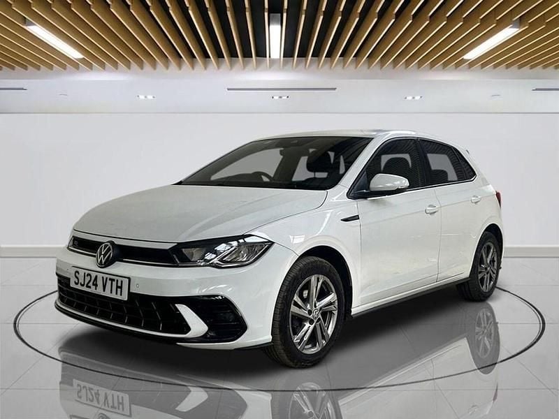 Begagnad VW Polo R-line 95 HK (69 kW) 2024 Vit Halvkombi