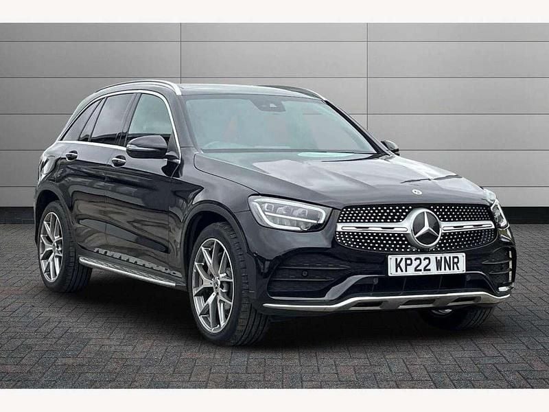 Black Used 2022 Mercedes GLC300 AMG Line Premium SUV | £32,781 (A bit pricey) - Image 1/2