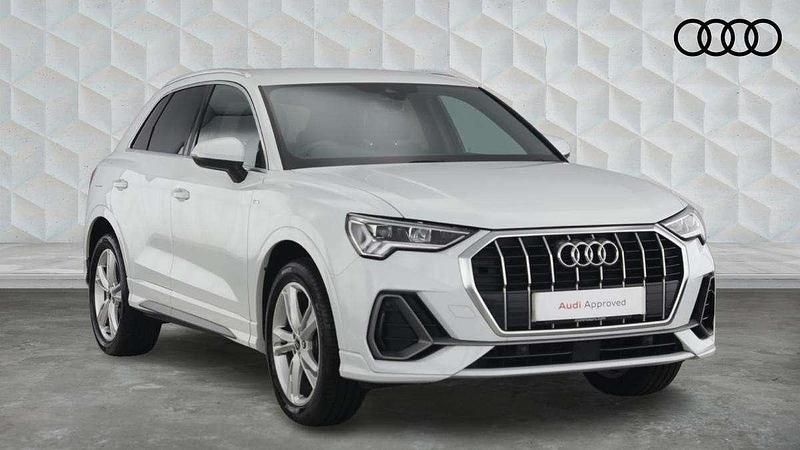 White Used 2022 Audi Q3 S-Line SUV | £24,450 (Good price) - Image 1/4