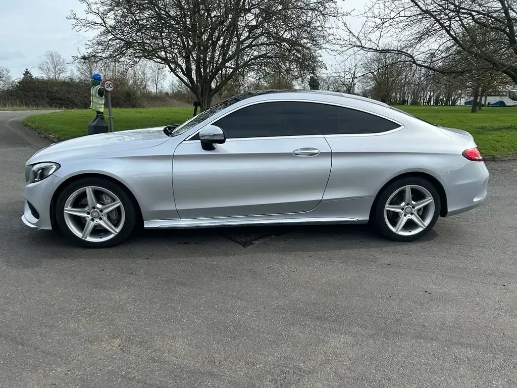 Used Mercedes C220 AMG line 2016 Silver Coupe