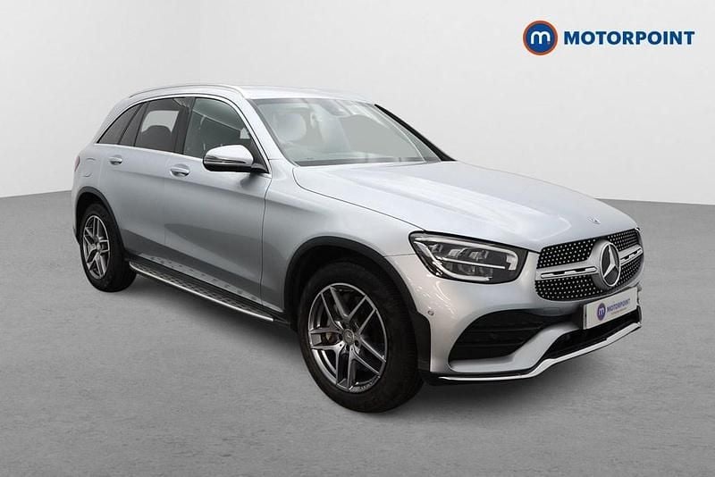 Silver Used 2022 Mercedes GLC220 AMG Line Premium Estate | £31,599 (Expensive) - Image 1/4