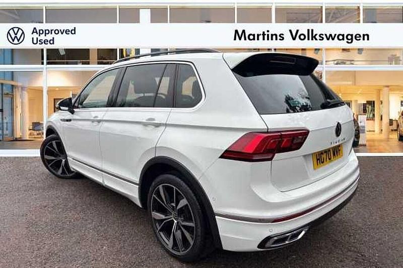 Used VW Tiguan R-line 150 HP (110 kW) 2021 White SUV