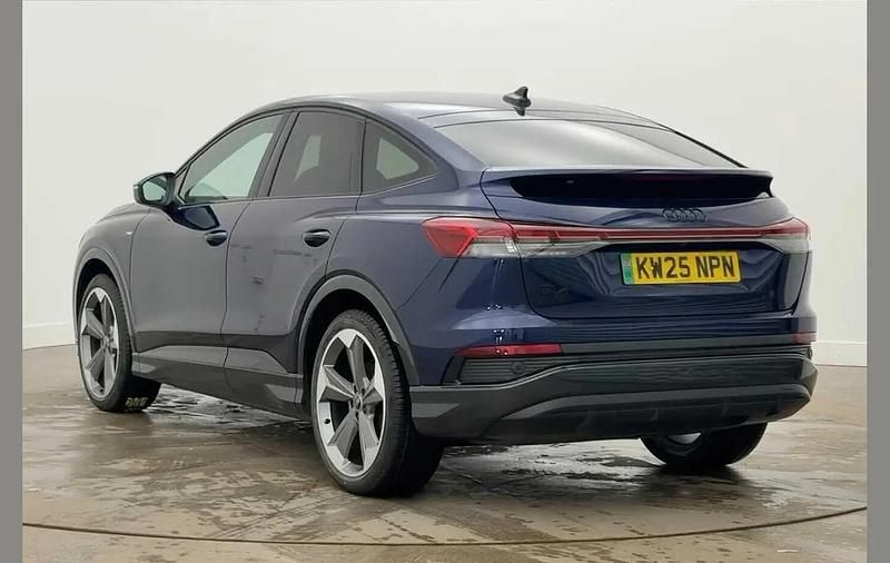Used Audi Q4 Sportback e-tron Black Edition 210 kW (286 HP) 2025 Blue SUV