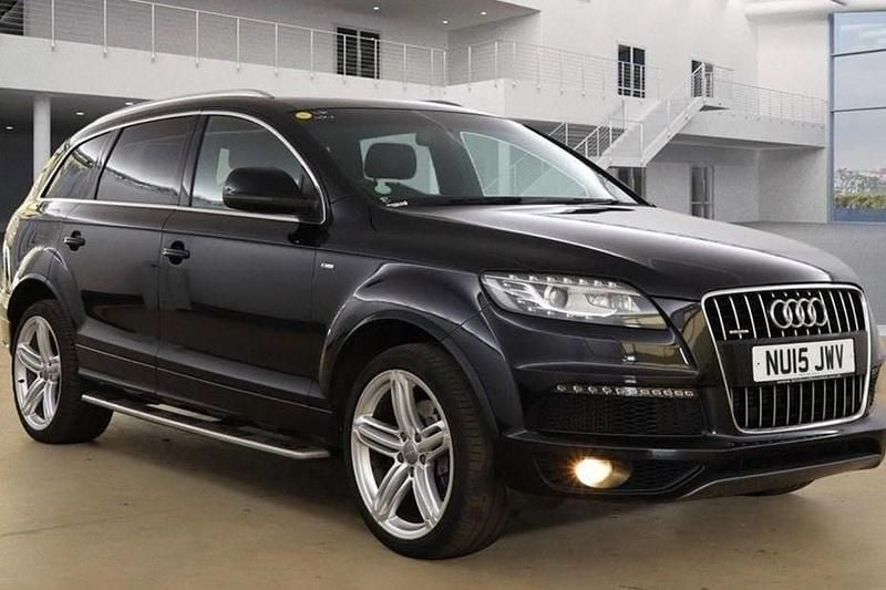 Black Used 2015 Audi Q7 S-line plus SUV | £12,478 (Super price) - Image 1/1