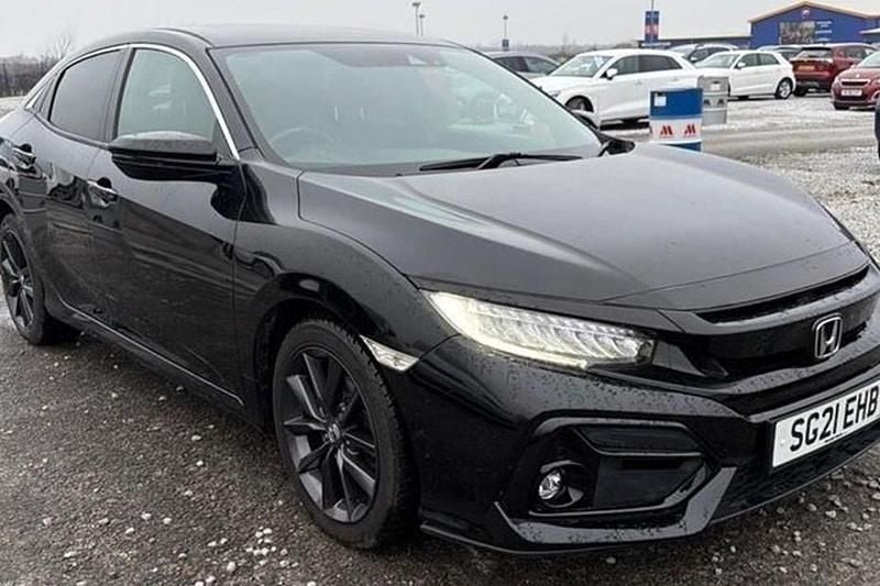 Used Honda Civic SR 126 HP (92 kW) 2021 Crystal black Hatchback