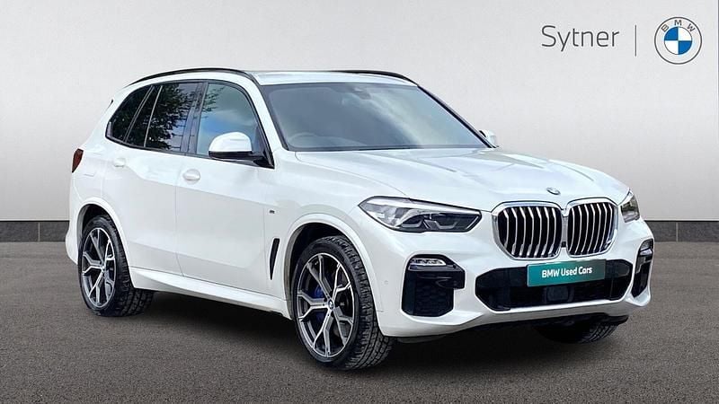 White Used 2019 BMW X5 M Sport SUV | £37,500 (Good price) - Image 1/4