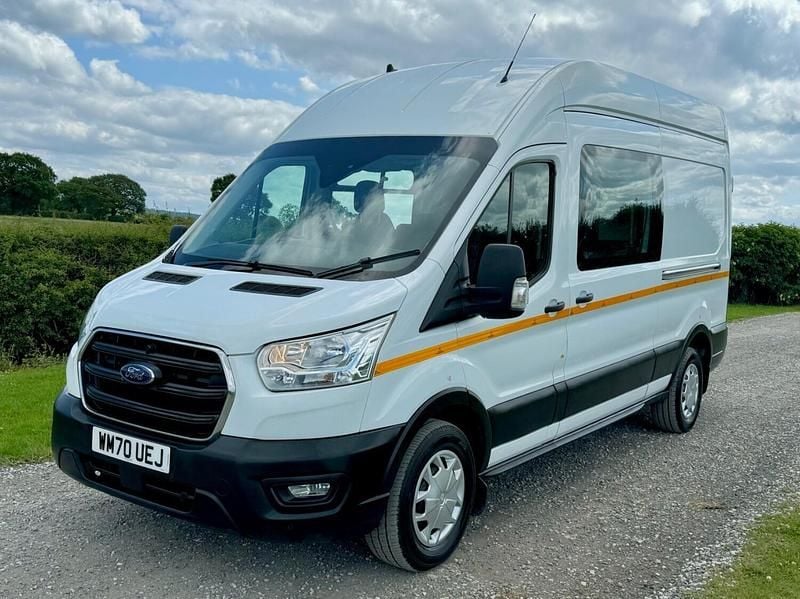 Used Ford Transit Trend 130 HP (95 kW) 2021 White Van