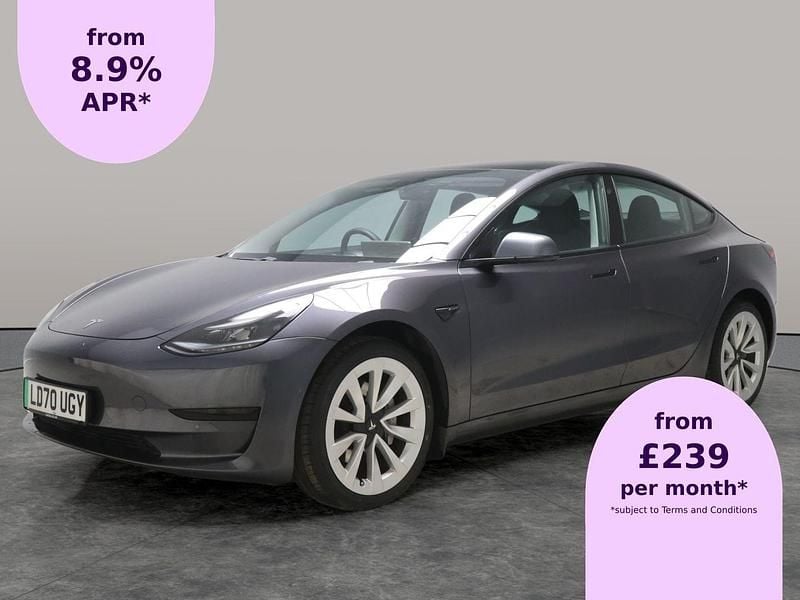 Grey Used 2020 Tesla Model 3 Standard Range Plus Sedan | £16,267 (Good price) - Image 1/2