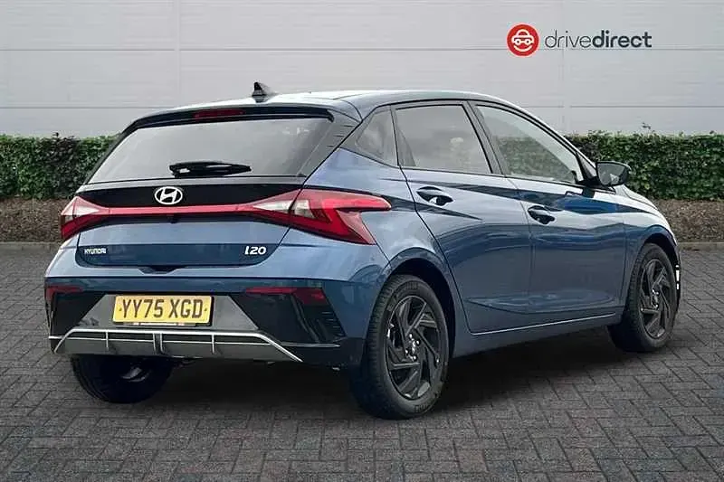 New Hyundai i20 Blackline 90 HP (66 kW) 2025 Blue Hatchback