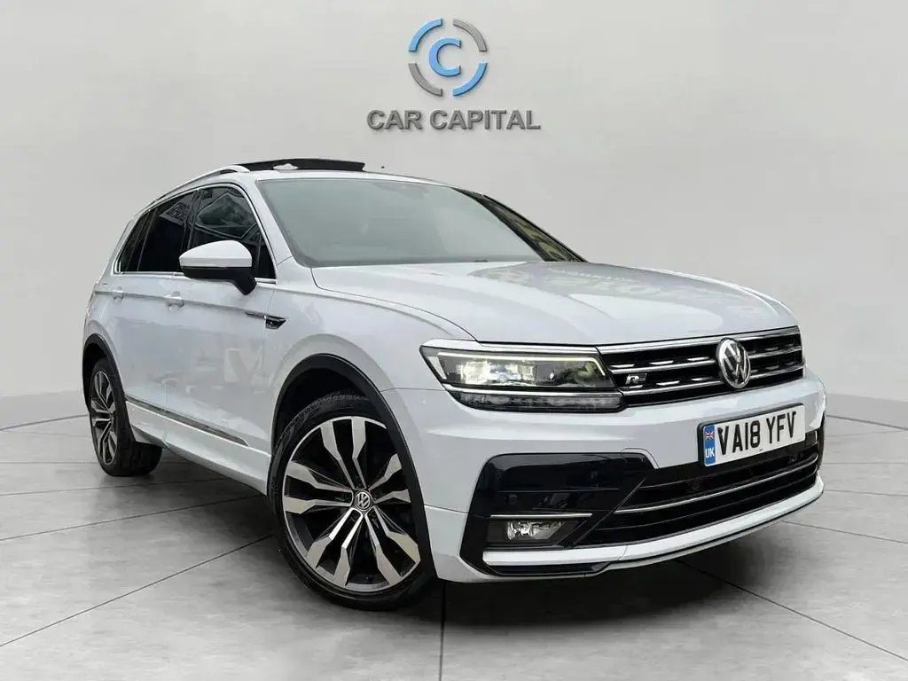 Used VW Tiguan R-line 150 HP (110 kW) 2018 Silver SUV