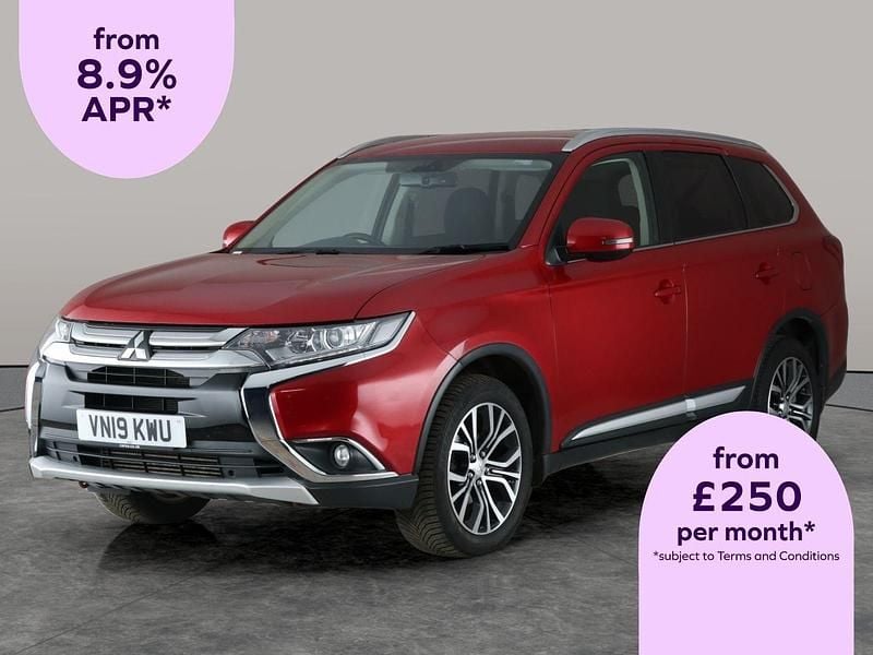 Red Used 2019 Mitsubishi Outlander SUV | £14,136 (Fair price) - Image 1/3