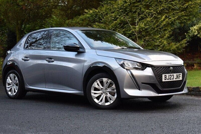 Grey Used 2023 Peugeot e-208 Allure+ Hatchback | £14,994 (Fair price) - Image 1/4