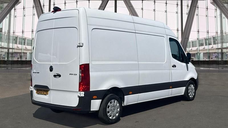 Begagnad Mercedes Sprinter Premium 150 HK (110 kW) 2023 Vit Van
