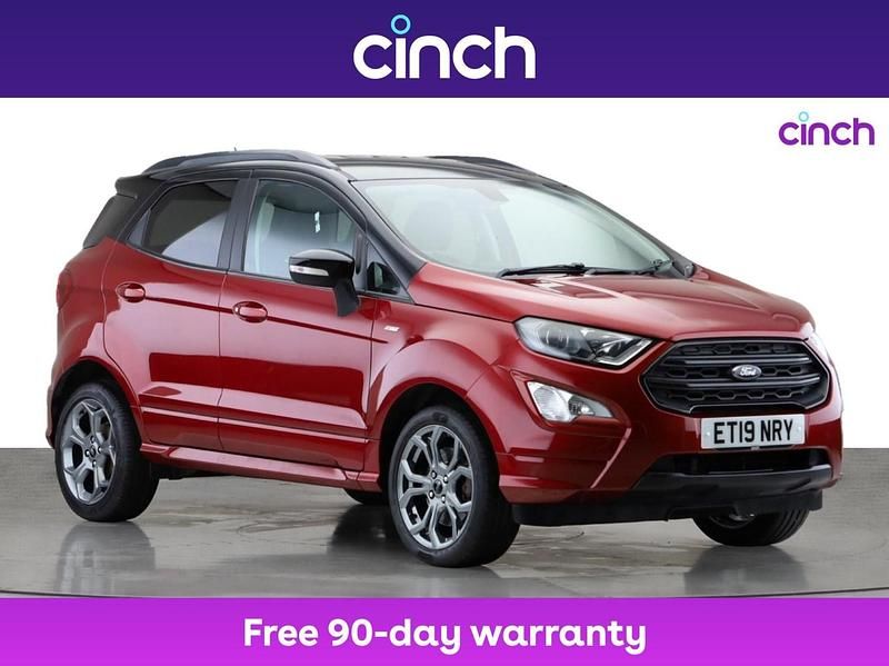 Red Used 2019 Ford Ecosport ST-Line SUV | £9,749 (Fair price) - Image 1/3