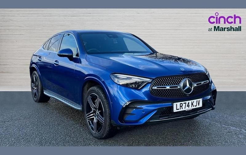 Used Mercedes GLC300e AMG Line Premium 308 HP (226 kW) 2024 Blue Coupe