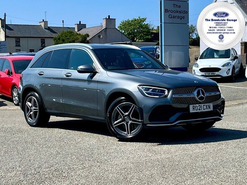 Grey Used 2021 Mercedes GLC220 AMG line Estate | £28,999 (Fair price) - Image 1/4