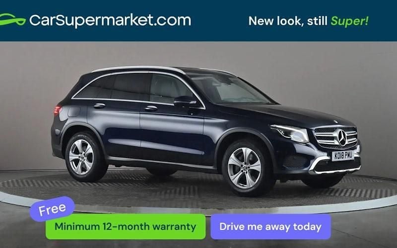 Used Mercedes GLC250 204 HP (150 kW) 2018 Blue Estate