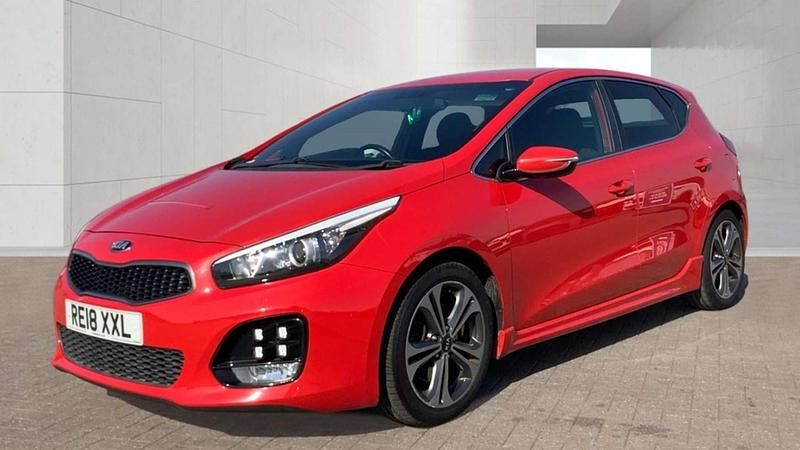 Used Kia Ceed GT-Line 2018 Red Hatchback