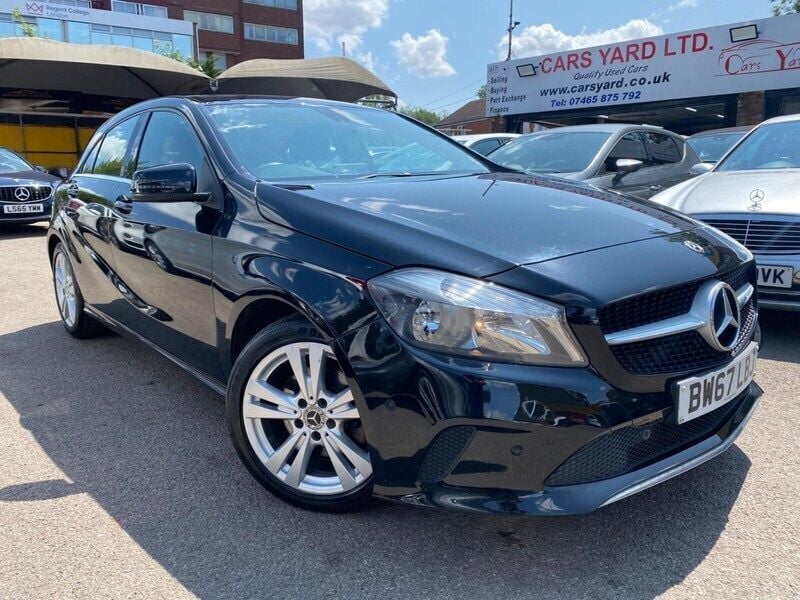 Black Used 2018 Mercedes A180 Executive Hatchback | £11,499 (Good price) - Image 1/4
