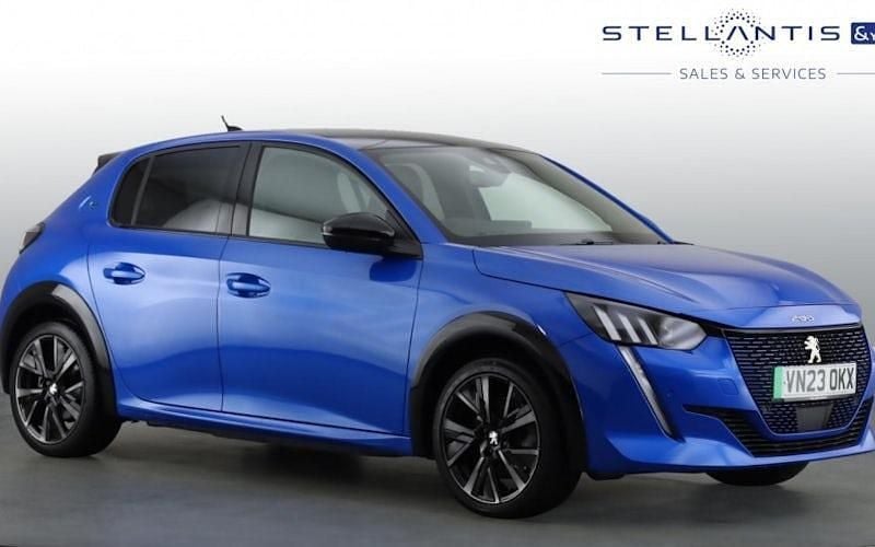 Blue Used 2023 Peugeot e-208 GTi Hatchback | £14,634 (Fair price) - Image 1/4