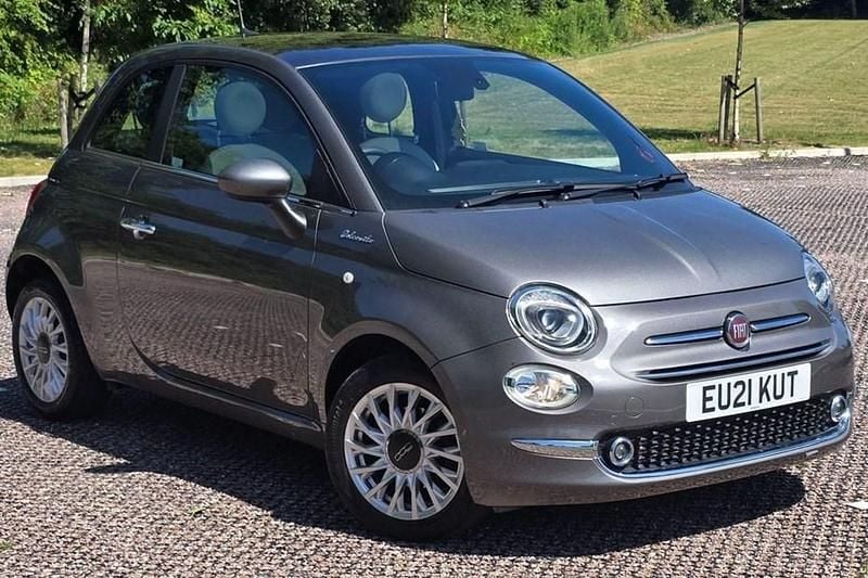 Grey Used 2021 Fiat 500 Dolcevita Hatchback | £8,895 (Good price) - Image 1/1