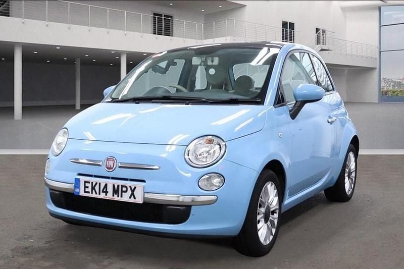 Blue Used 2014 Fiat 500 Lounge Hatchback | £5,495 (Fair price) - Image 1/1