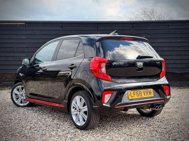 Used Kia Picanto GT-Line 83 HP (61 kW) 2018 Black Hatchback