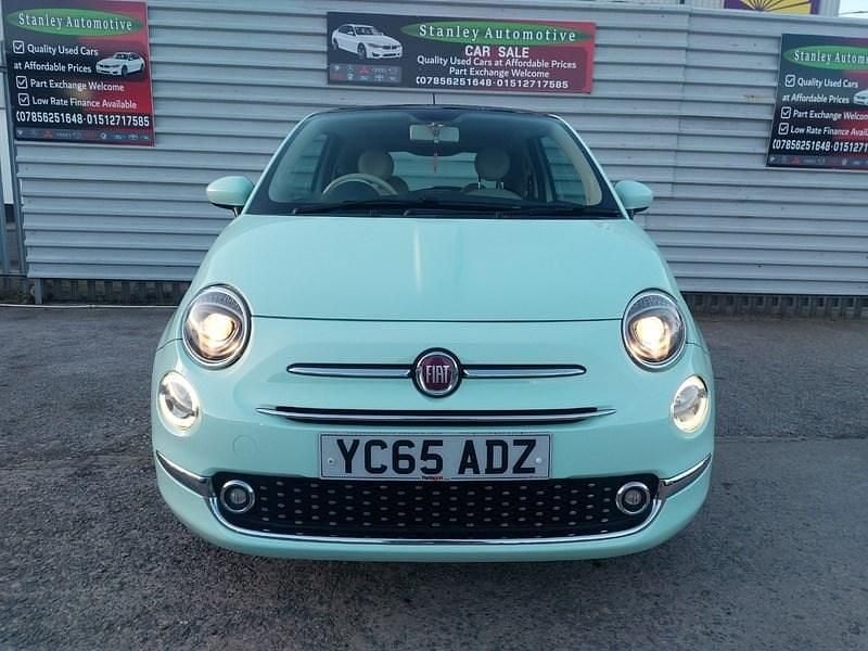 Used Fiat 500 Lounge 2015 Green Hatchback