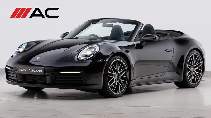 Black Used 2024 Porsche 911 Carrera 4 Cabriolet Cabriolet | £103,990 - Image 1/4