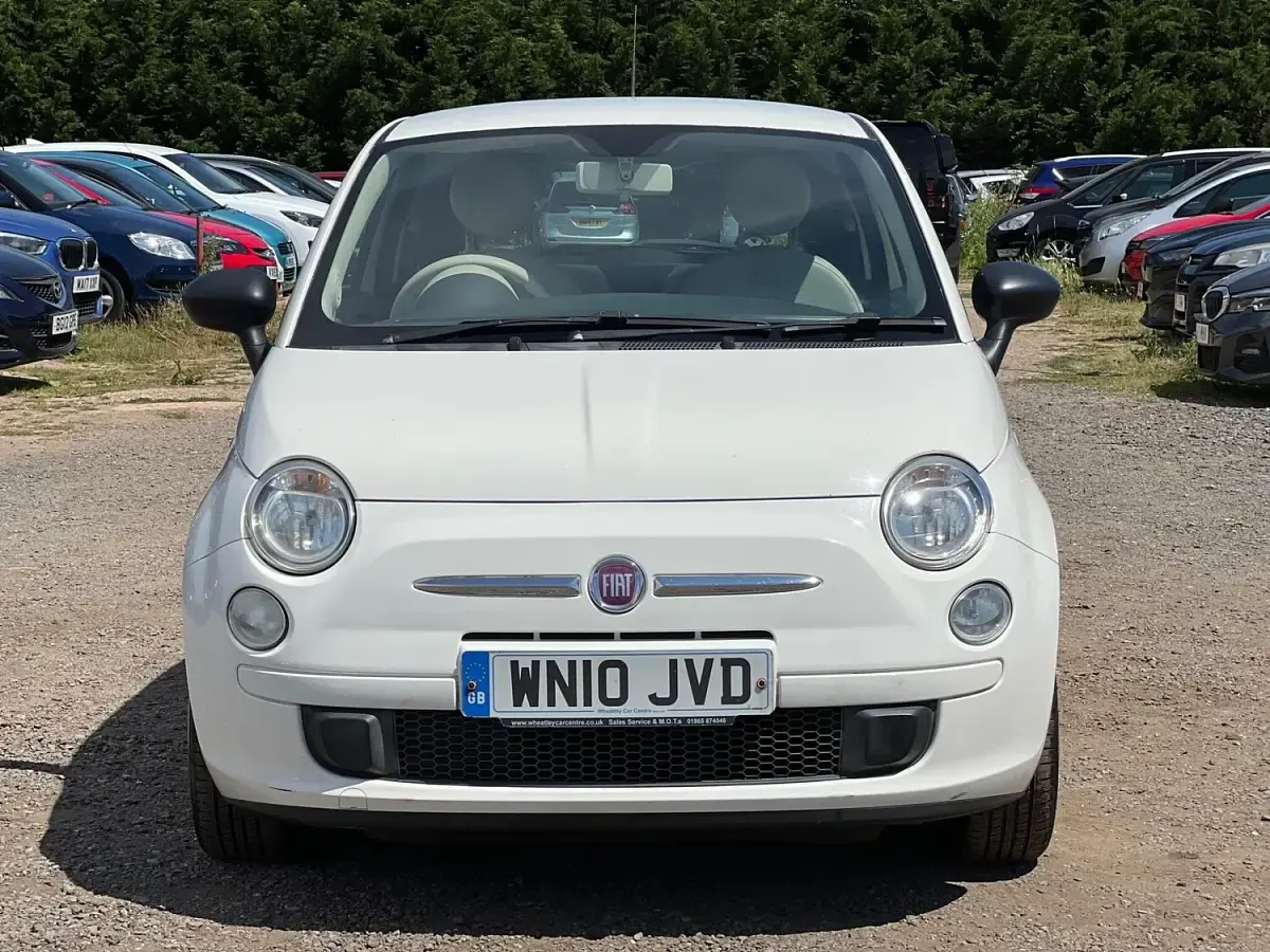Used Fiat 500 Pop 69 HP (50 kW) 2010 White Hatchback