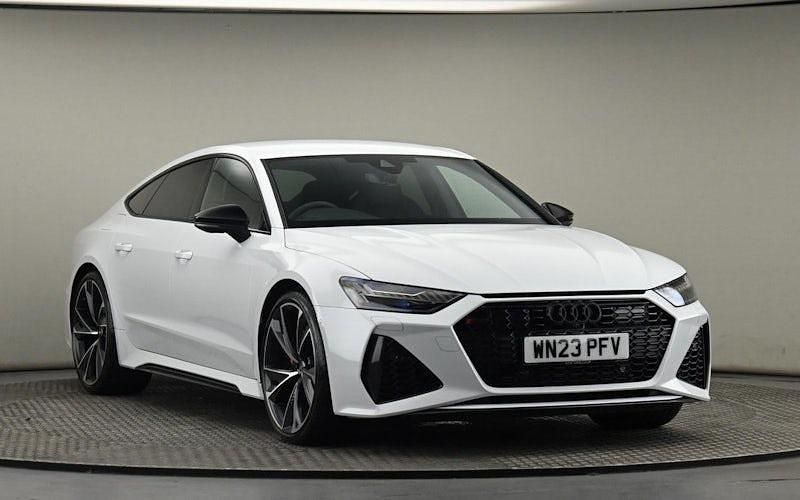Glacier white Used 2022 Audi RS7 Comfort Hatchback | £76,000 (Fair price) - Image 1/4