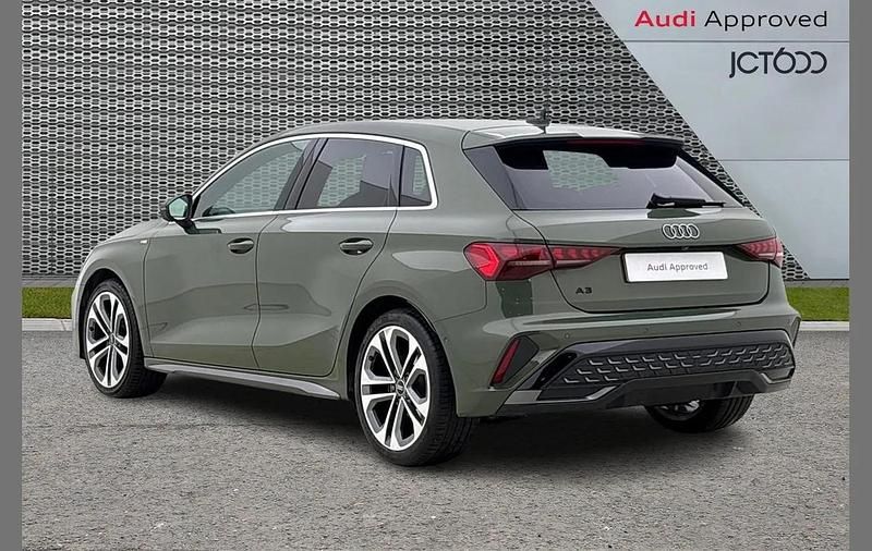 Used Audi A3 S-Line 147 HP (108 kW) 2025 Green Hatchback