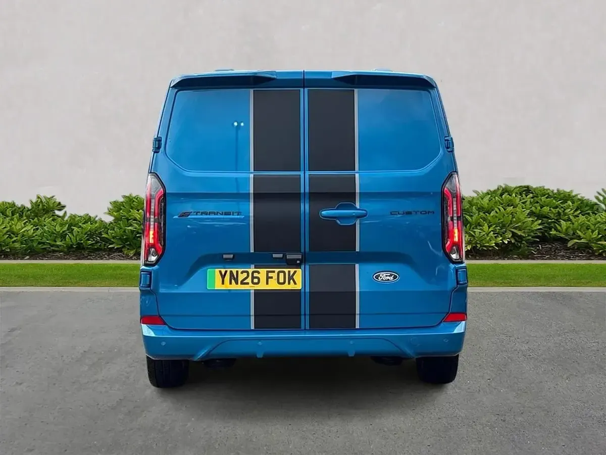 New Ford E-Transit Sport 160 kW (218 HP) 2026 Blue Van