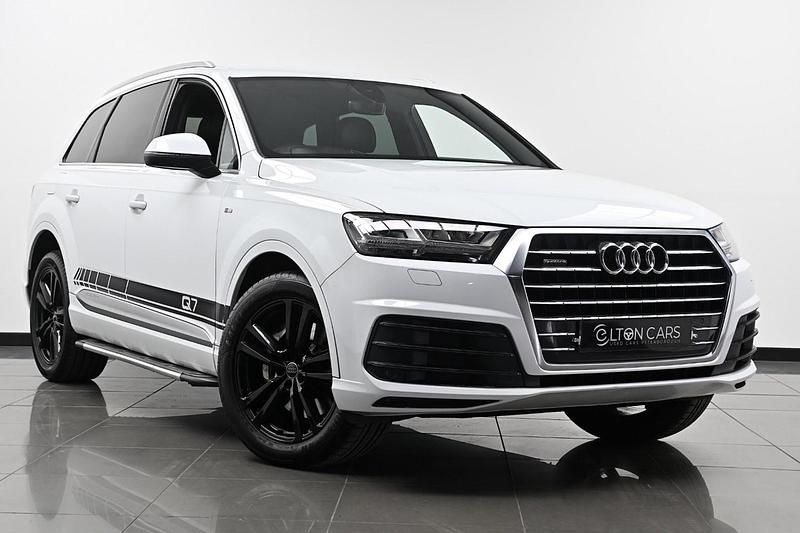White Used 2015 Audi Q7 S-Line SUV | £19,990 - Image 1/4