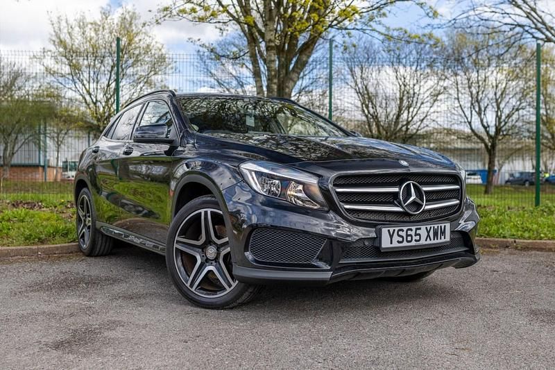Used Mercedes GLA220 AMG line 177 HP (130 kW) 2016 Black SUV