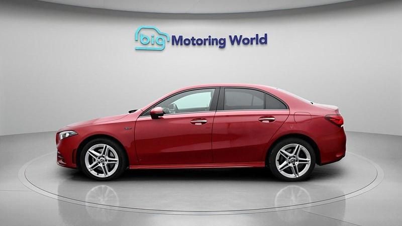 Used Mercedes A250 AMG line 218 HP (160 kW) 2020 Red Sedan