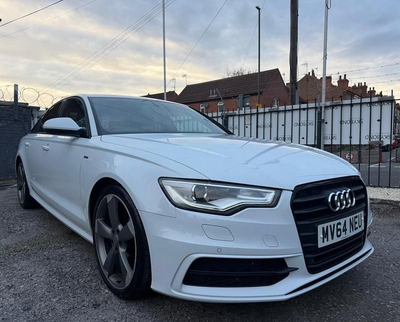 Used Audi A6 Black Edition 190 HP (139 kW) 2014 White Sedan