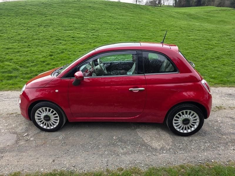 Used Fiat 500 Lounge 69 HP (50 kW) 2013 Red Hatchback