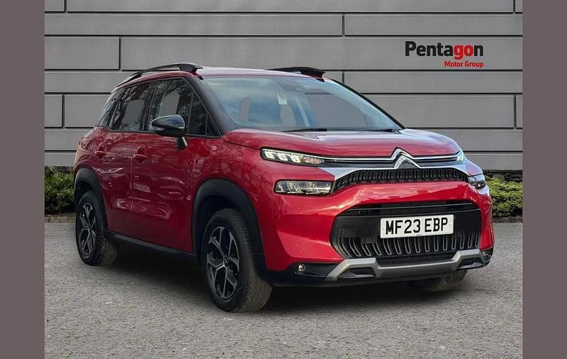 Red Used 2023 Citroën C3 Aircross PureTech SUV | £14,295 (Fair price) - Image 1/4