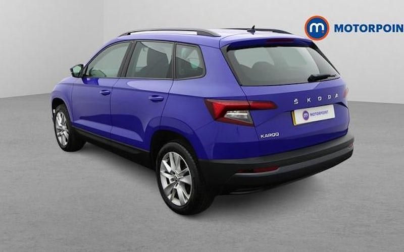 Used Skoda Karoq SE Technology 116 HP (85 kW) 2020 Blue SUV