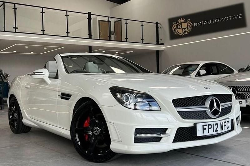 White Used 2012 Mercedes SLK200 AMG Cabriolet | £9,495 (Fair price) - Image 1/1