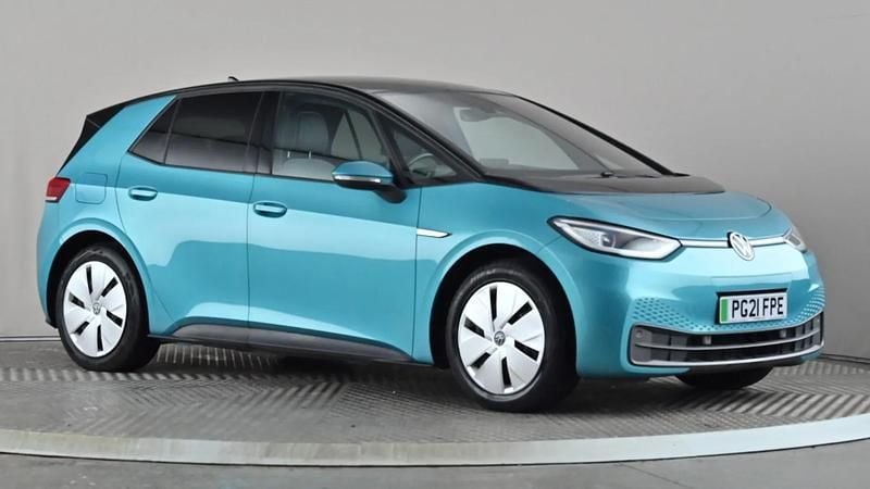 Used VW ID.3 Pro Performance 150 kW (204 HP) 2021 Turquoise Hatchback