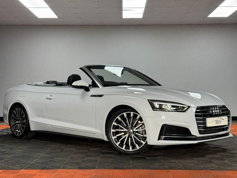 White Used 2017 Audi A5 Cabriolet S-Line Cabriolet | £17,450 (Fair price) - Image 1/4