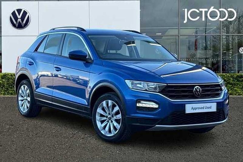 Used VW T-Roc SE 150 HP (110 kW) 2021 Blue SUV